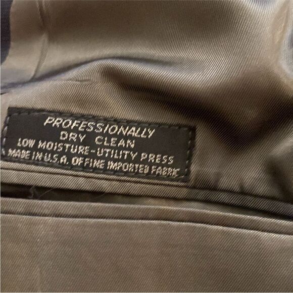 Pierre Cardin Charcoal Double-Breasted Blazer, 38R - Picture 12 of 12